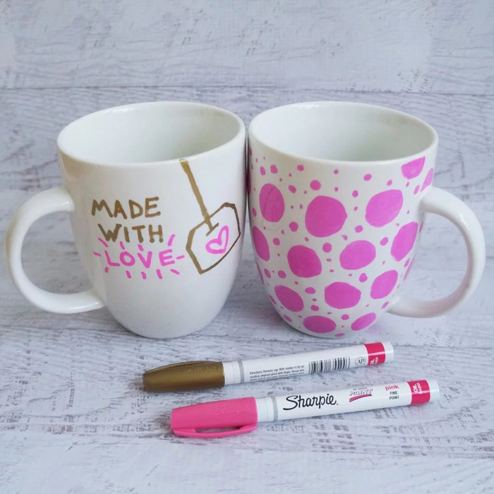 Get your creative juices flowing and design a hand-painted mug for your girlfriend