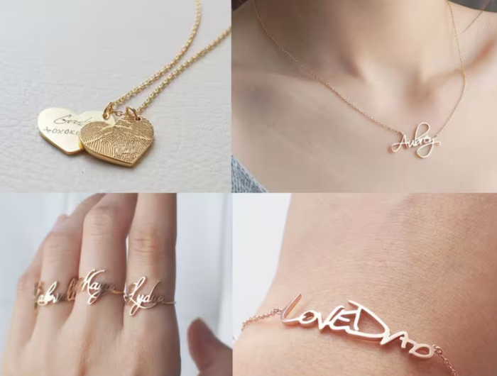 A necklace, bracelet, or ring engraved with a meaningful date or a heartfelt message