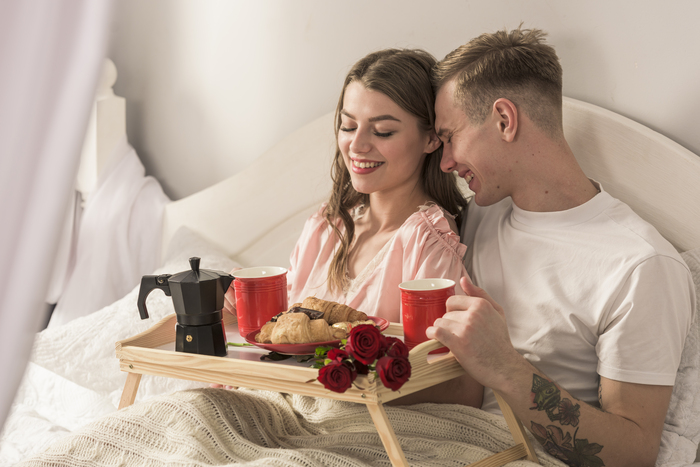 Start her day with a delicious breakfast in bed