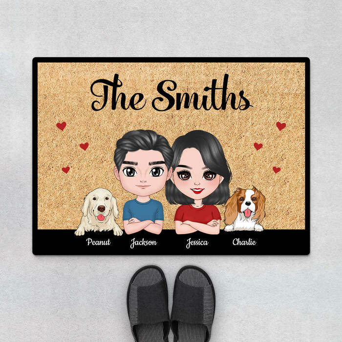 Welcome them into their home with a personalized doormat featuring their initials