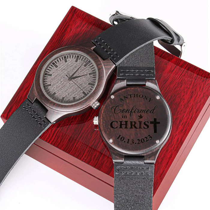 A classic and stylish watch or other accessories like cufflinks, tie bars, or a leather briefcase